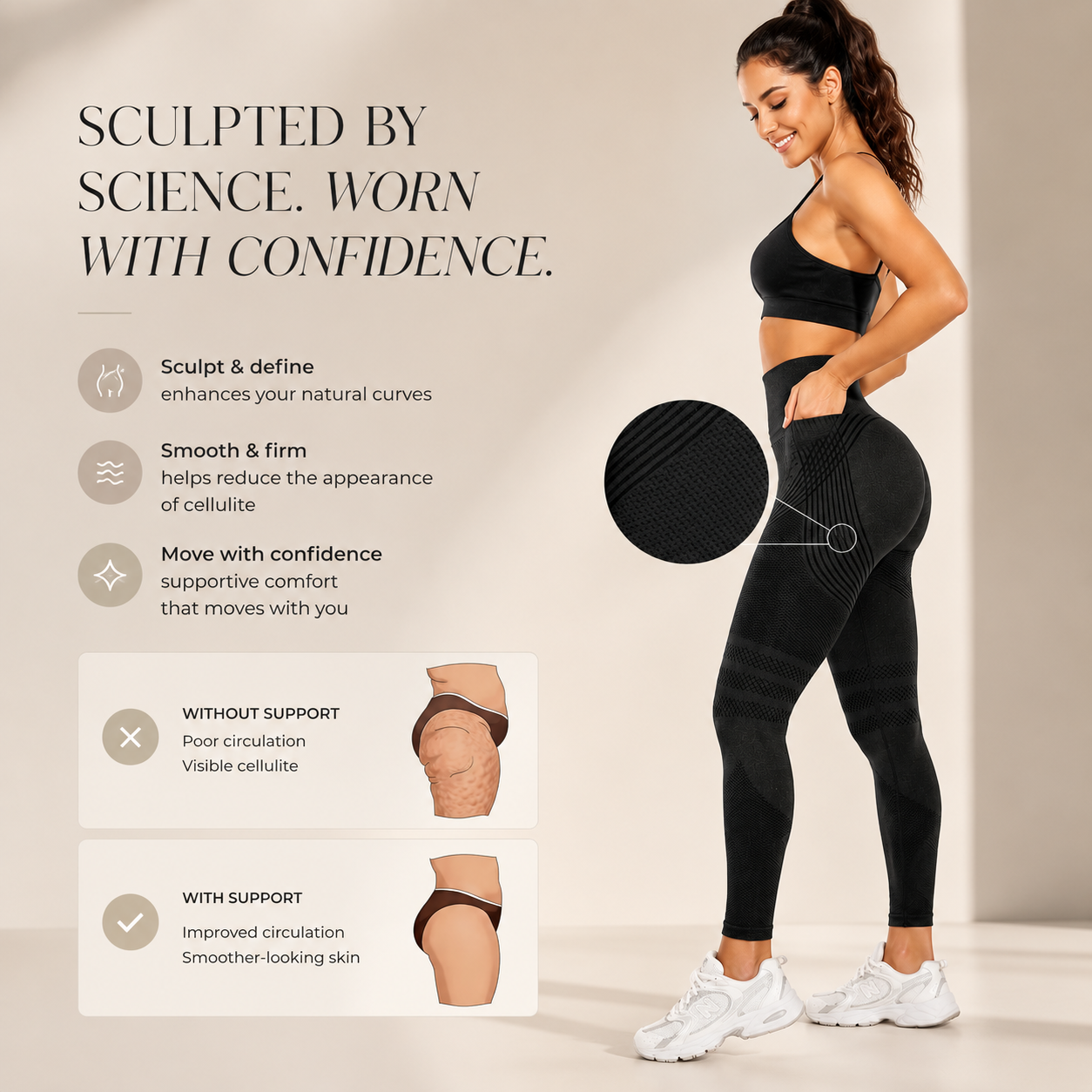 3D Anti Cellulite Leggings