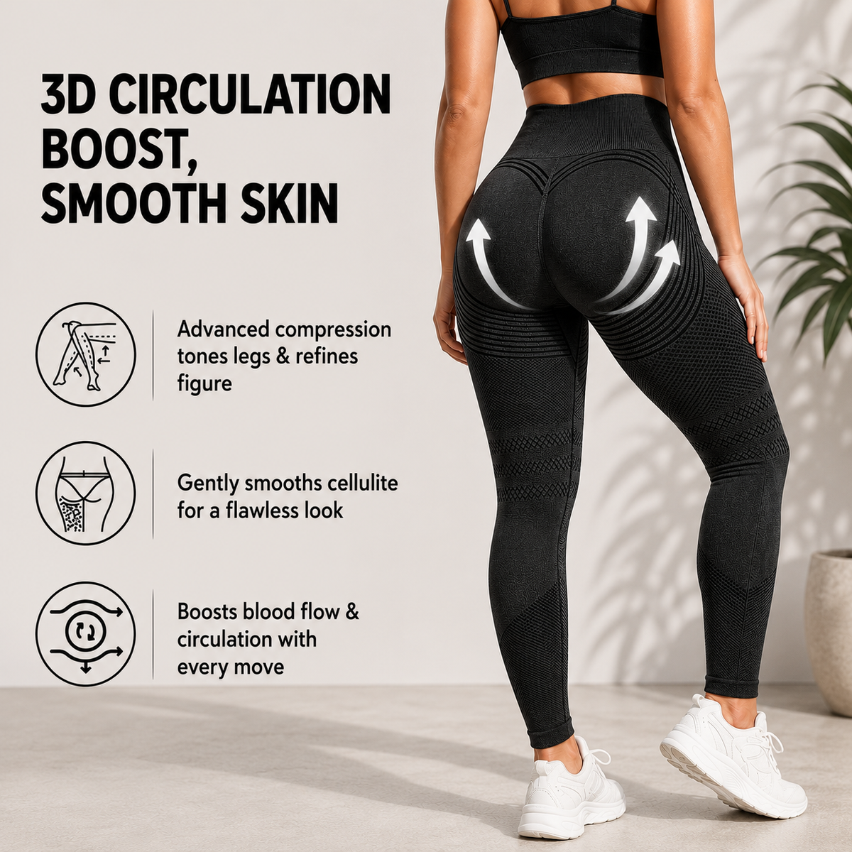 3D Anti Cellulite Leggings